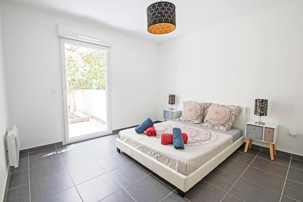 Le P'tit Rimbaud, 6 Pers, parking privé, jardin,wifi Appartamento Montpellier Esterno foto