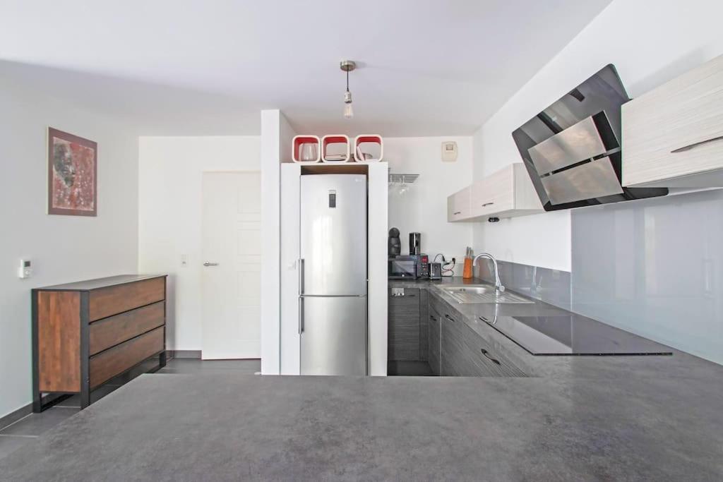 Le P'tit Rimbaud, 6 Pers, parking privé, jardin,wifi Appartamento Montpellier Esterno foto