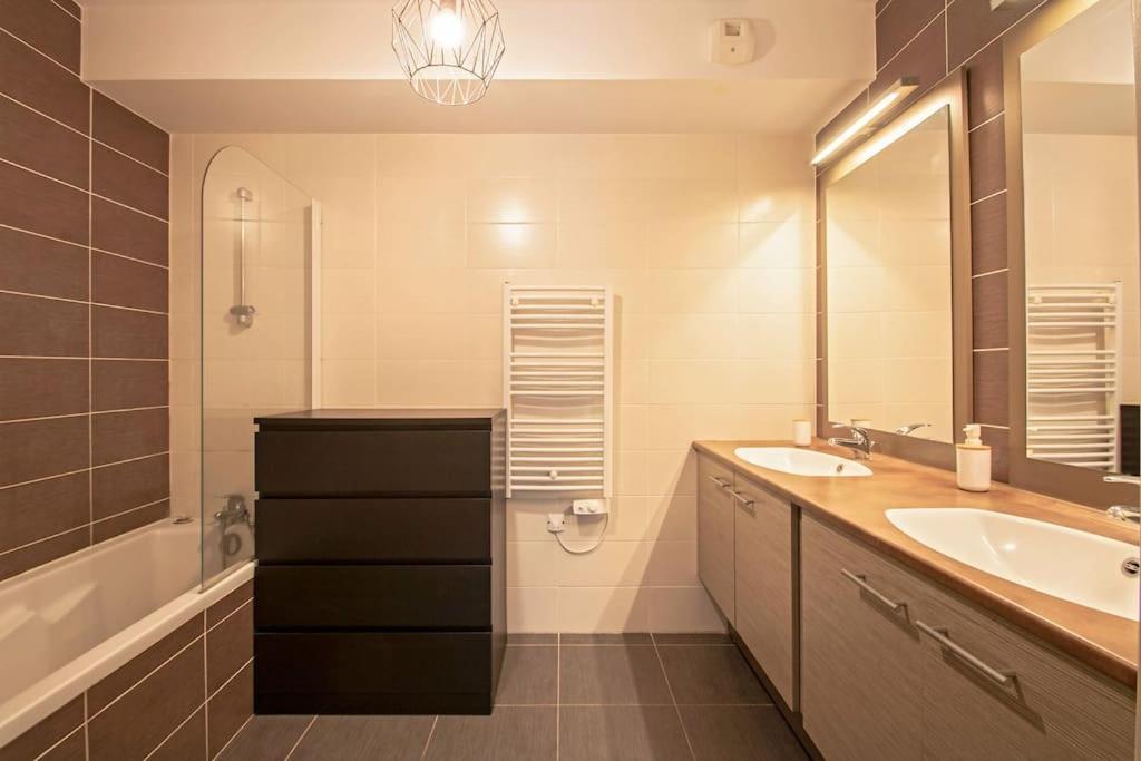 Le P'tit Rimbaud, 6 Pers, parking privé, jardin,wifi Appartamento Montpellier Esterno foto